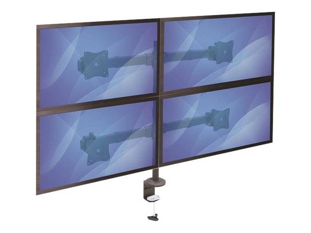 StarTech.com Schreibtisch Vierfach-Monitorhalterung - Schwenkbar - Für VESA Monitore bis zu 27in (8Kg)