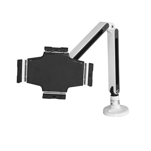 StarTech.com Schreibtisch Tablet Halter - Schwenkbarer Arm - Für iPad und Android - Weiß - Tablethalter - Tablet Halteru
