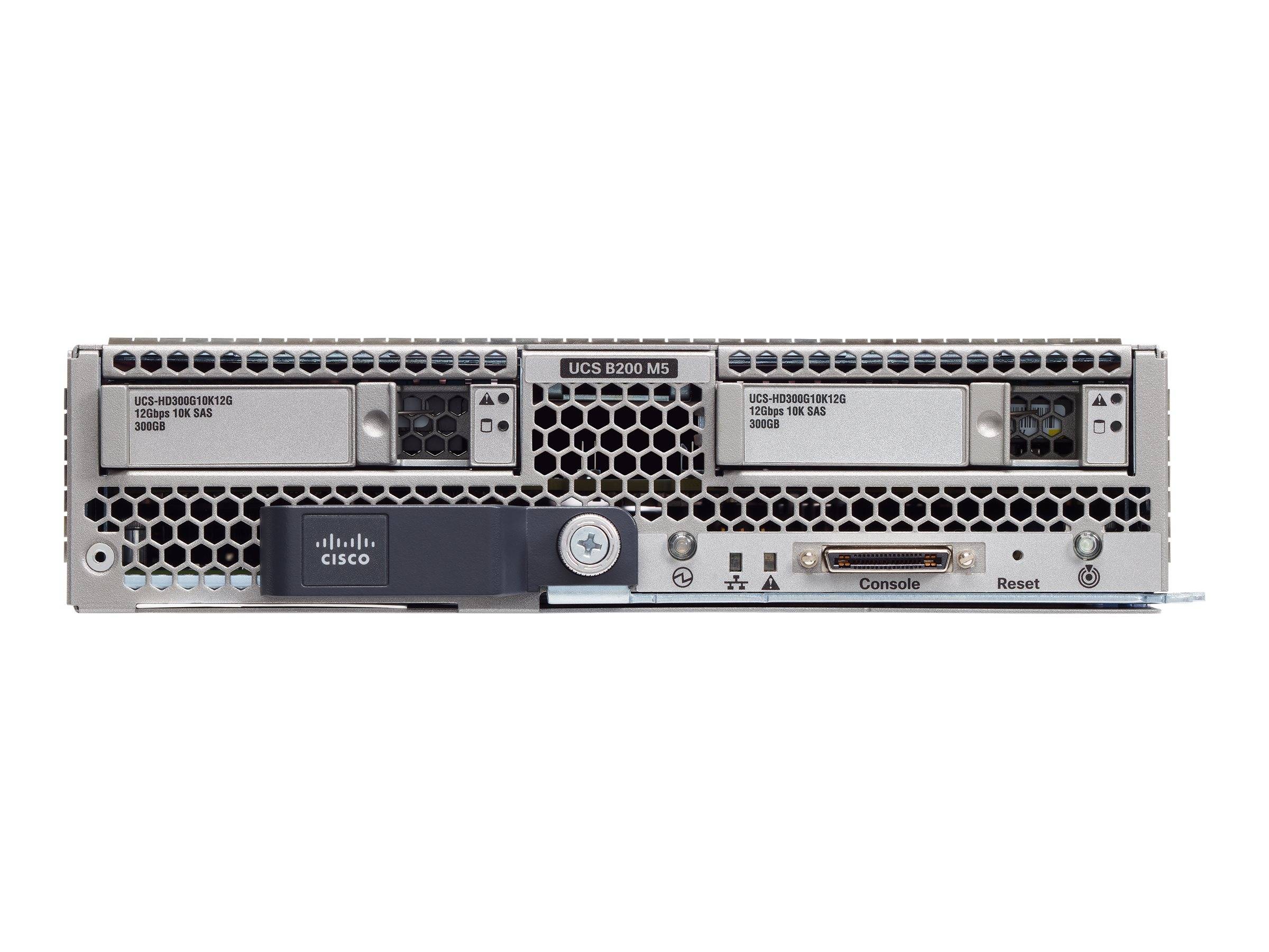 Cisco UCS B200 M5 Blade Server - Server - Blade - zweiweg - keine CPU - RAM 0 GB - SATA/SAS - Hot-Swap 6.4 cm (2.5")