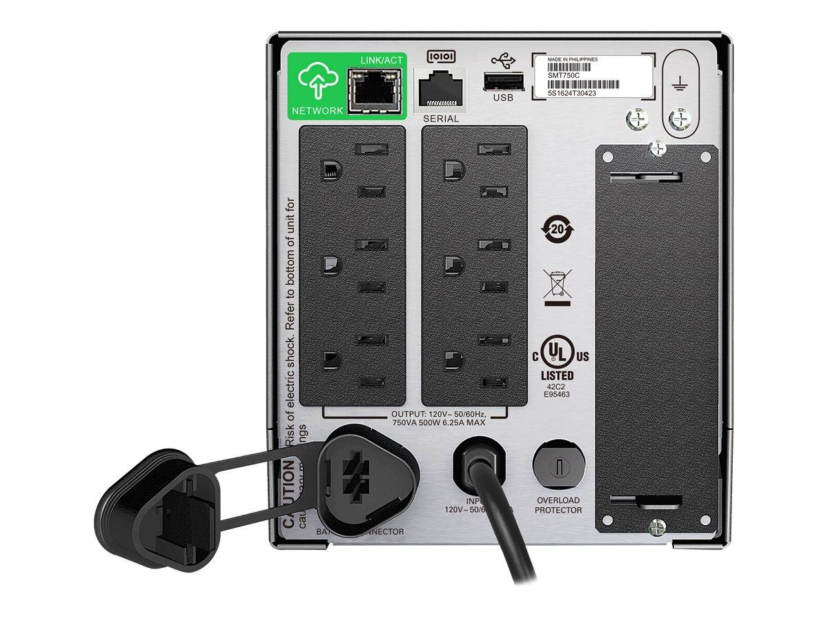 APC Smart-UPS 750VA LCD 120V US-Version Tower Smartslot USB 500W mit Smartconnect