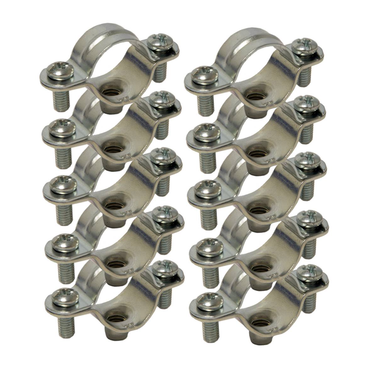 PremiumX 10x Abstandschelle Befestigungschelle Kabelabstansdschelle 61-63mm Schelle