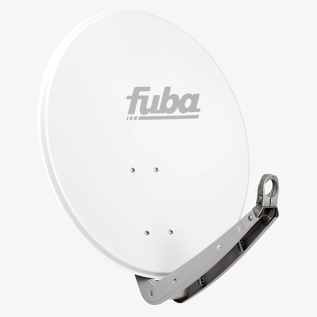 Fuba Set 4 Teilnehmer SAT Anlage DAA 650 W Parabolantenne Aluminium Satelliten-Schüssel Quad LNB 8x F-Stecker