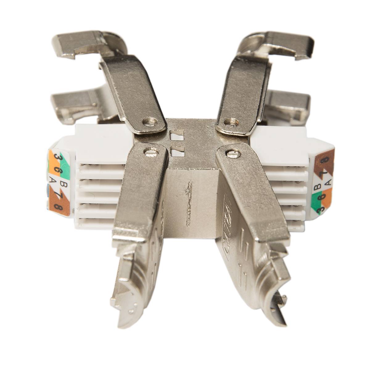 PremiumX Verlängerung LAN Kabel für CAT6A RJ45 Verbindungsstecker Ethernet Verbinder Kupplung Netzwerkstecker Adapter