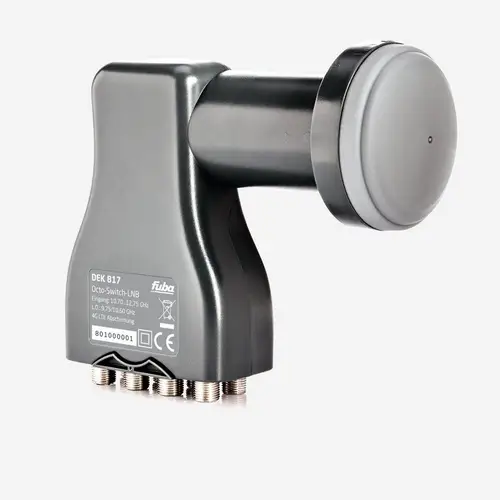 Fuba DAL 808 W Sat Anlage Antenne Schüssel Spiegel Octo LNB DEK 817 8 Teilnehmer Alu Sat-Schüssel/Sat-Spiegel Weiß<br>+ Fuba DEK 817 Octo LNB für Fuba DAL 808 W Sat Anlage Antenne Schüssel Spiegel Octo LNB DEK 817 8 Teilnehmer Alu Sat-Schüssel/Sat-Spiegel Weiß<br>+ Fuba DEK 817 Octo LNB für