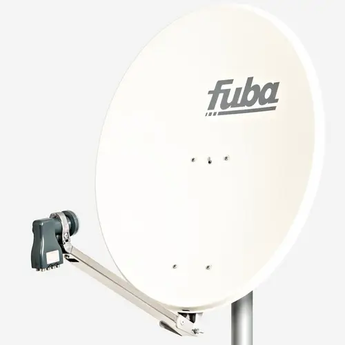 Fuba DAL 808 W Sat Anlage Antenne Schüssel Spiegel Octo LNB DEK 817 8 Teilnehmer Alu Sat-Schüssel/Sat-Spiegel Weiß<br>+ Fuba DEK 817 Octo LNB für Fuba DAL 808 W Sat Anlage Antenne Schüssel Spiegel Octo LNB DEK 817 8 Teilnehmer Alu Sat-Schüssel/Sat-Spiegel Weiß<br>+ Fuba DEK 817 Octo LNB für