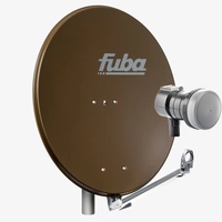 Fuba DAL 801 B Sat Anlage Antenne Schüssel Spiegel Single LNB DEK 117 1 Teilnehmer Alu Sat-Schüssel/Sat-Spiegel Braun<br>+ Fuba DEK 117 Single LNB Fuba DAL 801 B Sat Anlage Antenne Schüssel Spiegel Single LNB DEK 117 1 Teilnehmer Alu Sat-Schüssel/Sat-Spiegel Braun<br>+ Fuba DEK 117 Single LNB