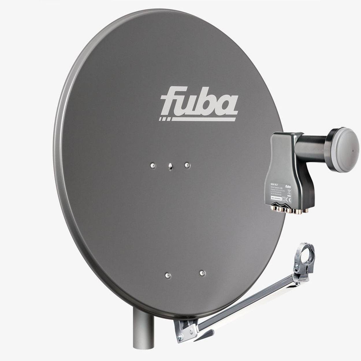 Fuba DAL 808 A Sat Anlage Antenne Schüssel Spiegel Octo LNB DEK 817 8 Teilnehmer Alu Sat-Schüssel/Sat-Spiegel Anthrazit<br>+ Fuba DEK 817 Octo LNB