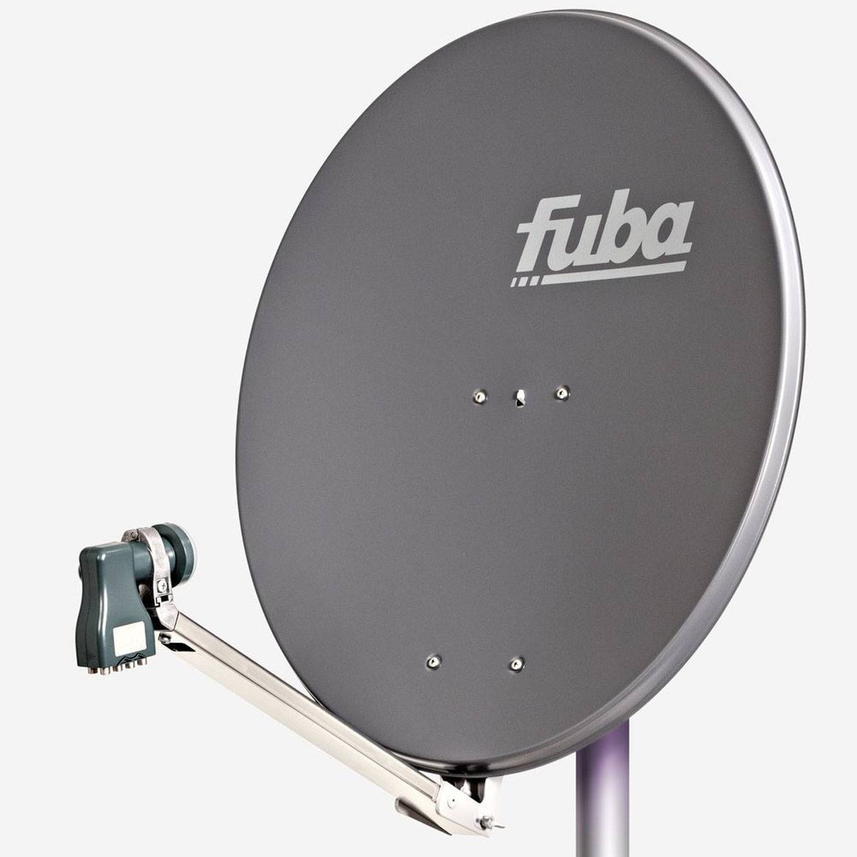 Fuba DAL 808 A Sat Anlage Antenne Schüssel Spiegel Octo LNB DEK 817 8 Teilnehmer Alu Sat-Schüssel/Sat-Spiegel Anthrazit<br>+ Fuba DEK 817 Octo LNB