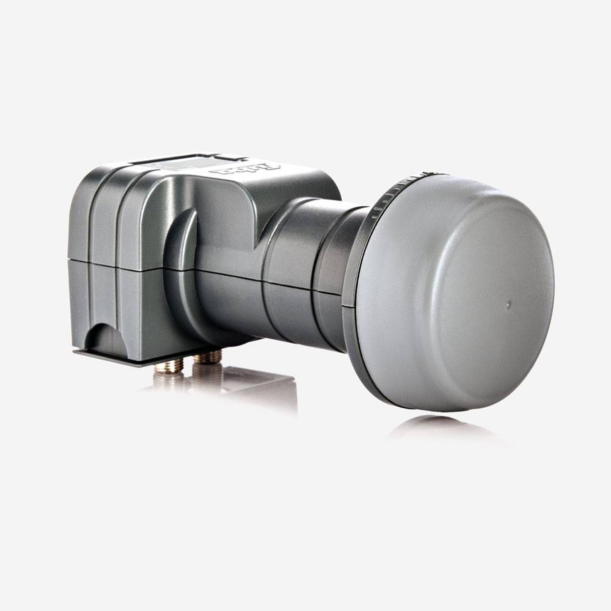 Fuba DAL 802 A Sat Anlage Antenne Schüssel Spiegel Twin LNB DEK 217 2 Teilnehmer Alu Sat-Schüssel/Sat-Spiegel Anthrazit + Fuba DEK 217 Twin LNB für