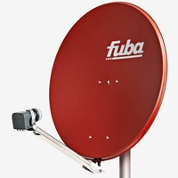 Fuba DAL 804 R Sat Anlage Antenne Schüssel Spiegel Alu Rot Quad LNB DEK 417 4 Teilnehmer (HDTV-, 4K- und 3D-kompatibel) Fuba DAL 804 R Sat Anlage Antenne Schüssel Spiegel Alu Rot Quad LNB DEK 417 4 Teilnehmer (HDTV-, 4K- und 3D-kompatibel)