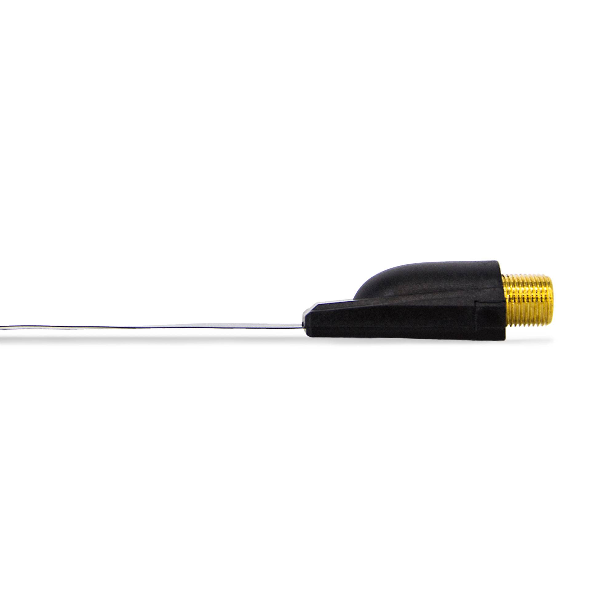 PremiumX 3X SAT-Fensterdurchführung – kein Bohren, kein Handwerker | 2X Klebepads | DVB-C DVB-T | Flachkabel 26cm schwarz