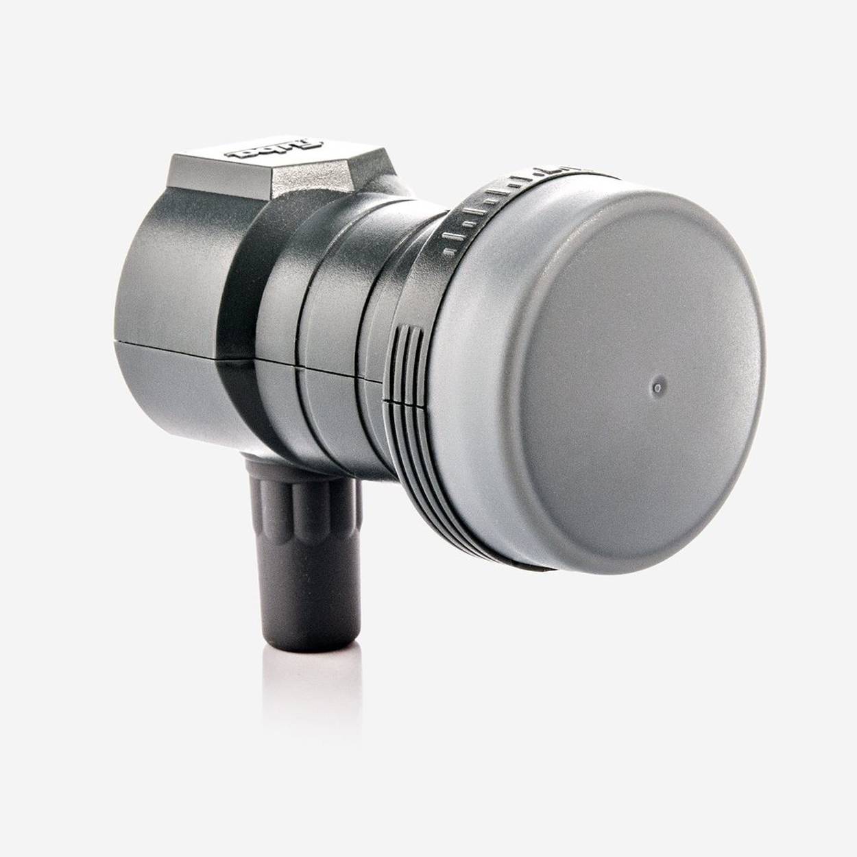 Fuba DAL 801 R + Single LNB Sat Satelliten Anlage Schüssel DEK 117 1 Teilnehmer Alu Spiegel Rot für 1 Teilnehmer HDTV 4K 3D kompatibel Aluminium