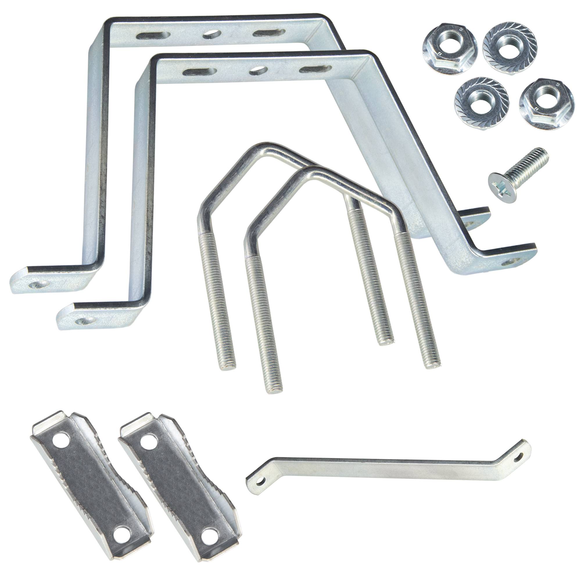 PremiumX Mauerhalter 10cm Stahl SAT Wandabstandshalter für Mast bis Ø 60mm Halterung für Satelliten-Schüssel