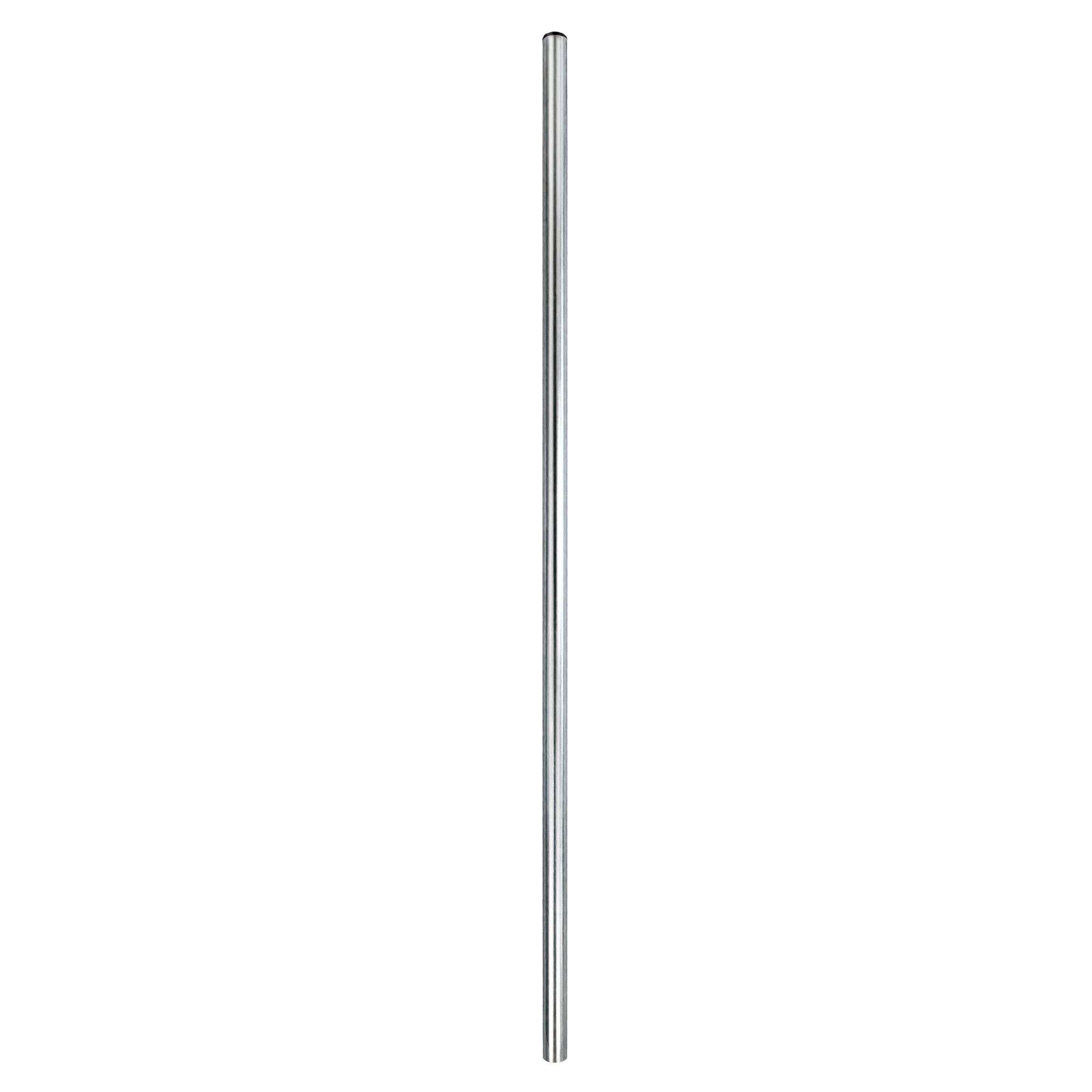 SkyRevolt 2m Antennenmast SR-48 Stahl 48mm SAT Mast Satmast verzinkt Antenne Montage Stange Stangenrohr