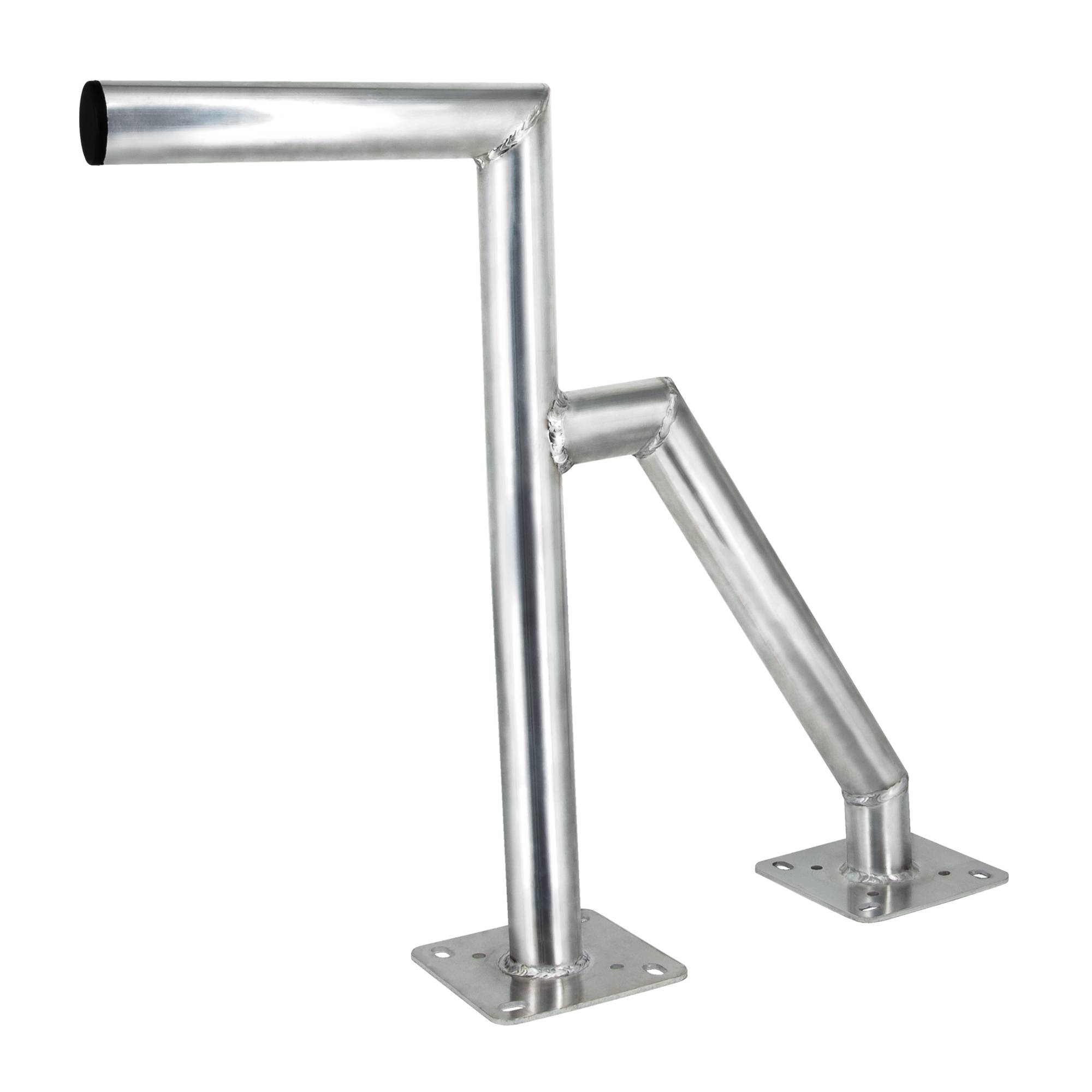 PremiumX 60cm Wandhalter Aluminium zwei Wandplatten SAT Wand-Halterung für Satelliten-Schüssel Wandausleger Schraubensatz