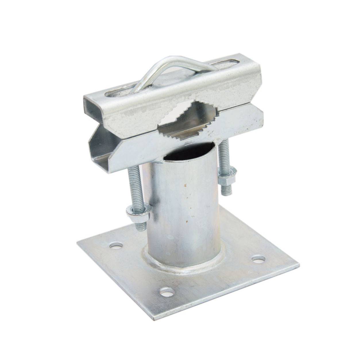 PremiumX SAT Rohrschelle für Wandausleger 2x Zahnschelle Mastaufnahme bis Ø 50mm