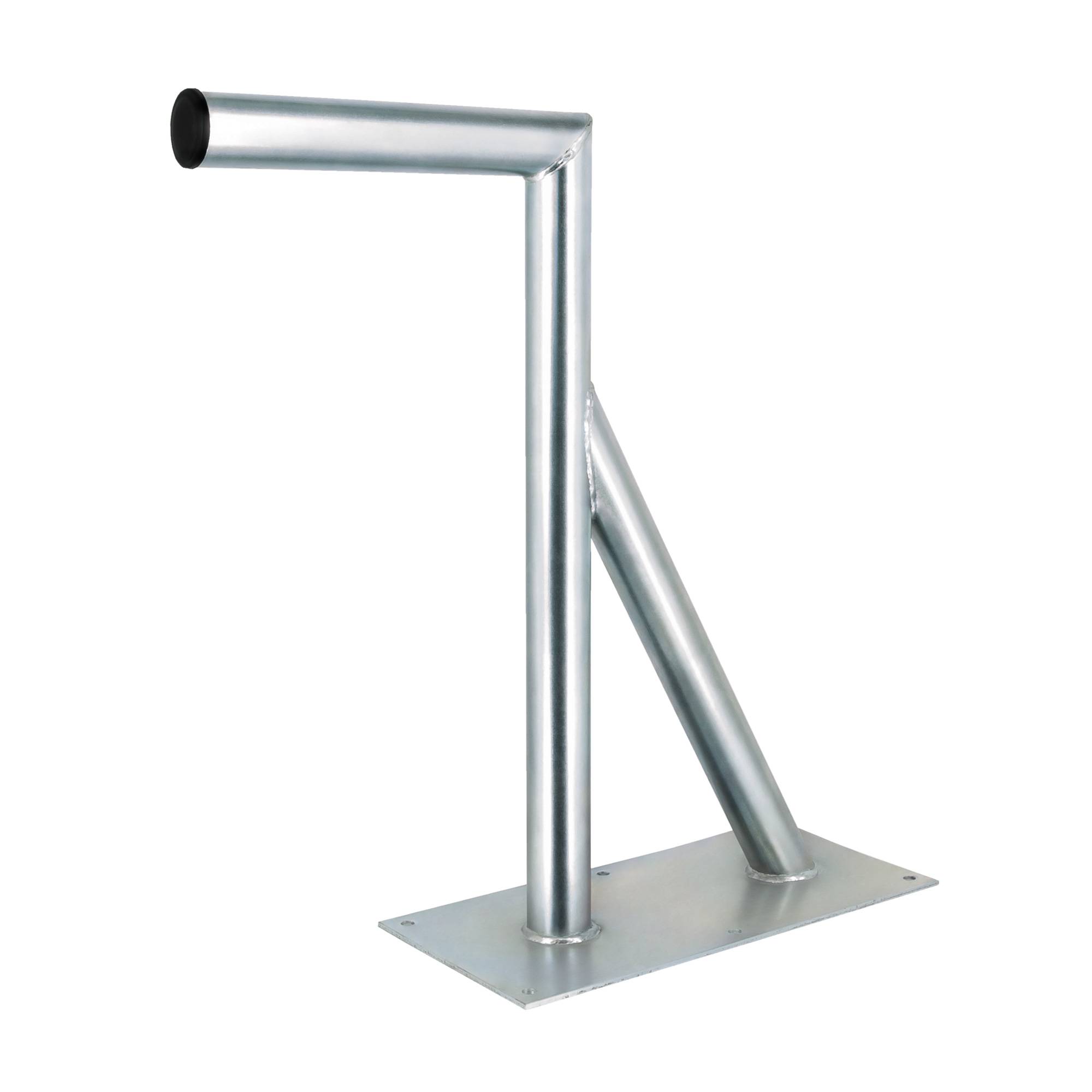 PremiumX 60cm Wandhalter mit Stützelement Stahl verzinkt Ø 48mm Winkel Wand-Halterung für Satelliten-Schüssel SAT-Antenne