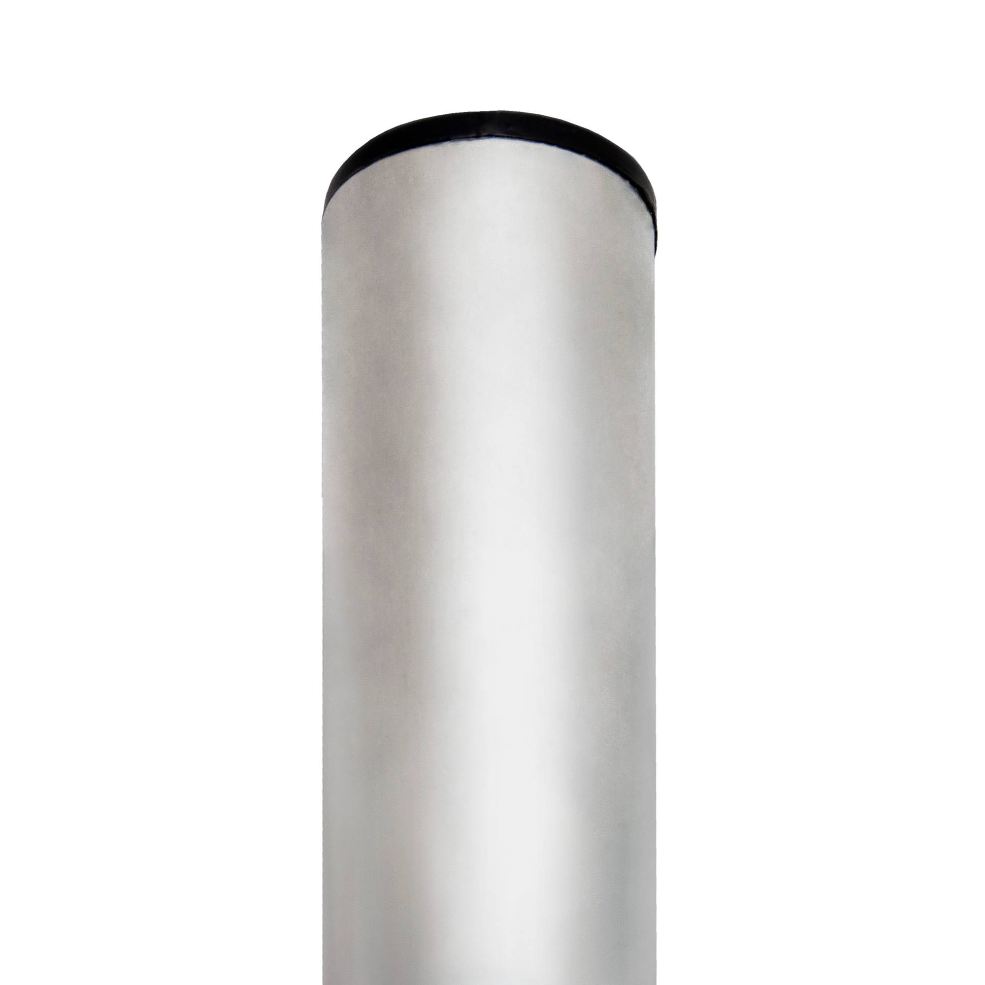 Antennenmast 2m ALU Ø 50mm + Mastschelle für Ø 48-50mm + Mastfuss von 20 bis 60mm