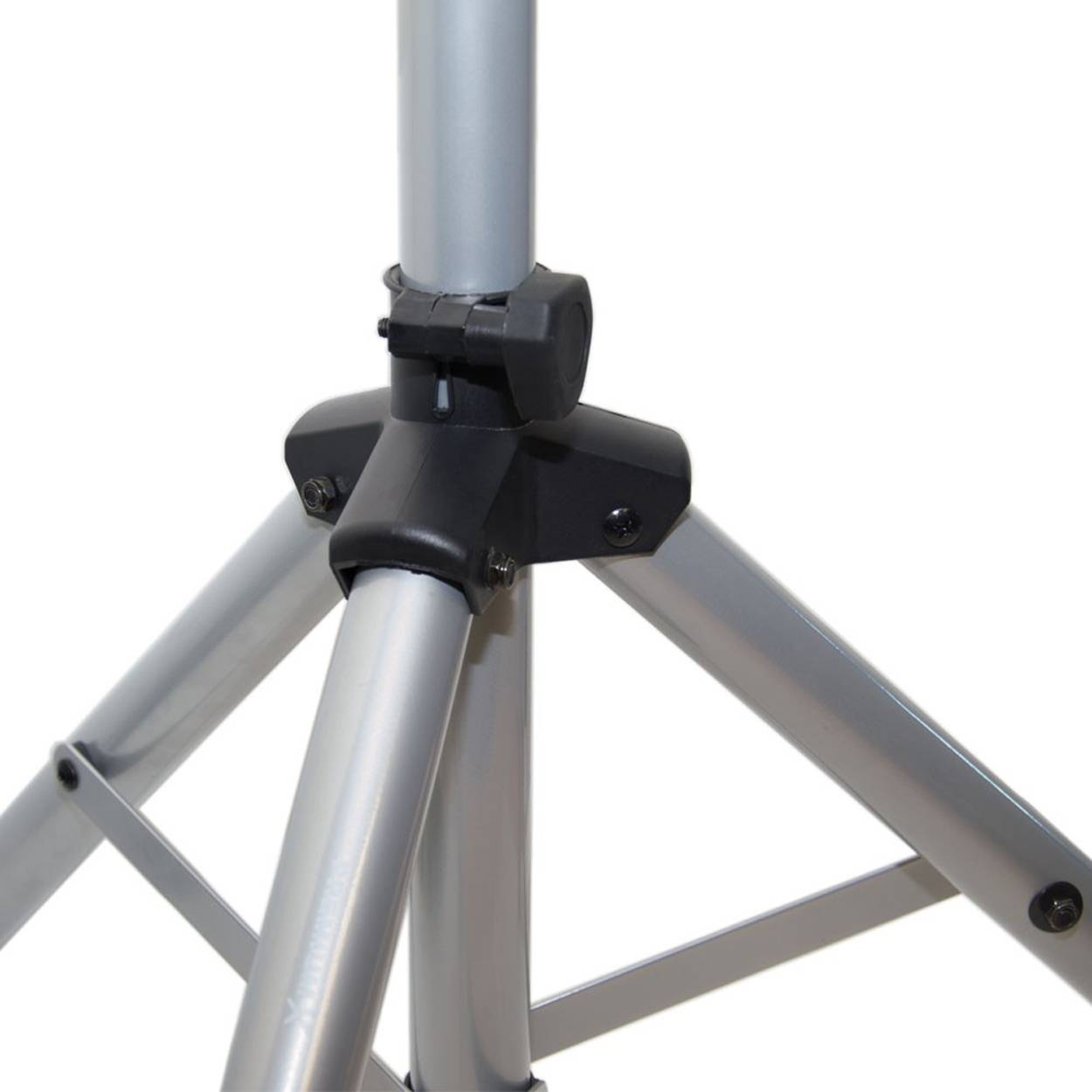PremiumX BASIC Dreibein Stativ Aluminium 120cm Ø 35mm Silber SAT Tripod Ständer Satellitenschüssel Balkon Camping inkl. Heringe