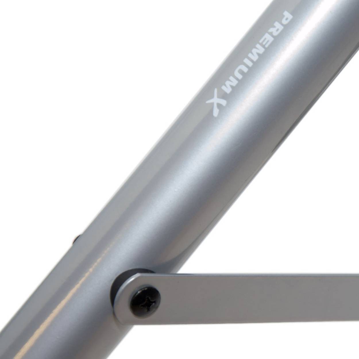 PremiumX BASIC Dreibein Stativ Aluminium 120cm Ø 35mm Silber SAT Tripod Ständer Satellitenschüssel Balkon Camping inkl. Heringe