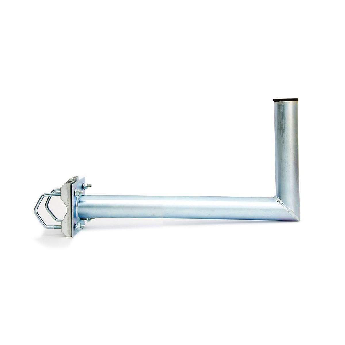 PremiumX Balkonausleger 40cm Stahl Geländerhalterung Balkonhalter SAT-Antenne Mast-Ausleger Halterung für Satellitenschüssel