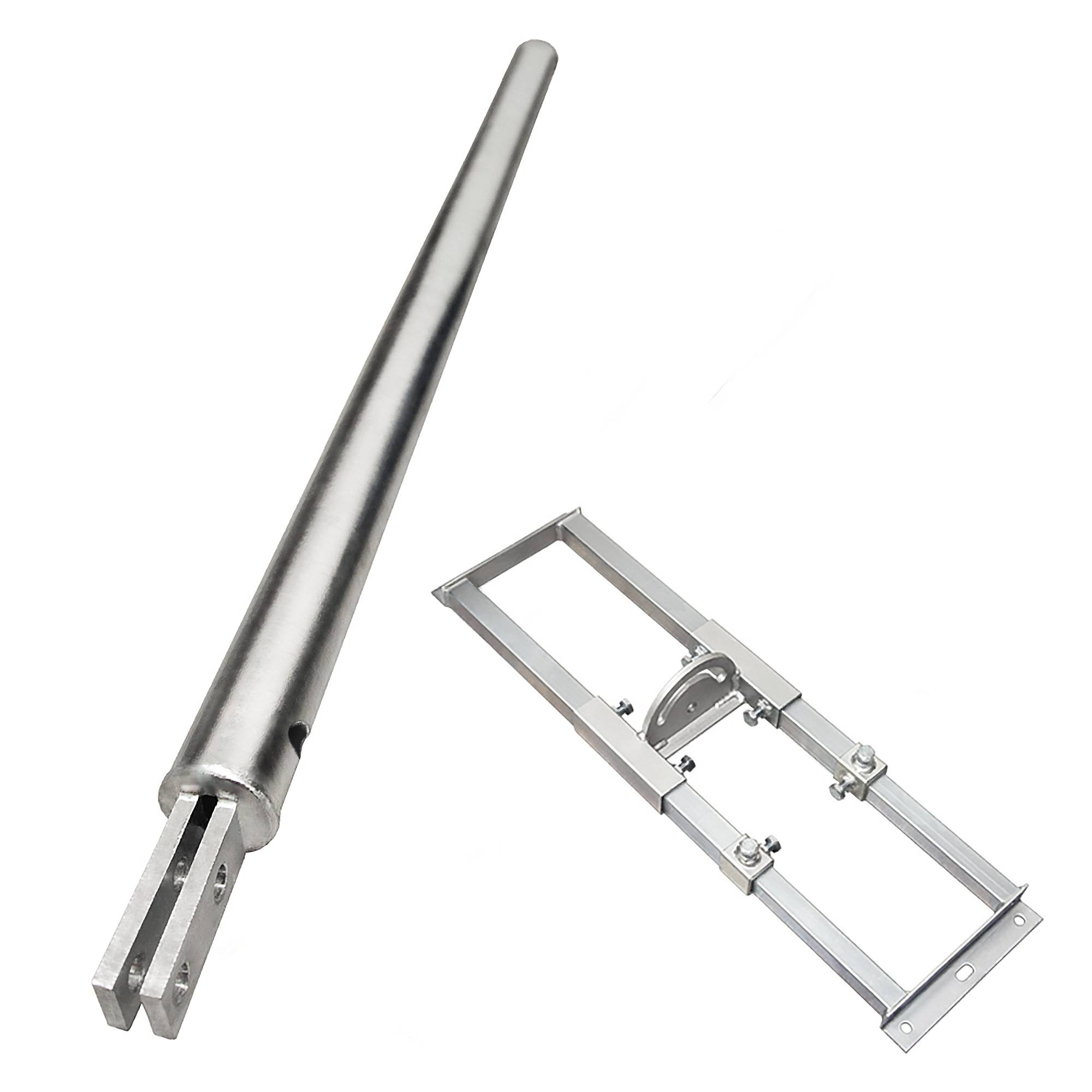 PremiumX PROFI X100-48K SAT Dachsparrenhalter 100cm Mast 48mm Stahl feuerverzinkt Sparren-Halterung für Satelliten-Antenne Satellitenschüssel mit Ka