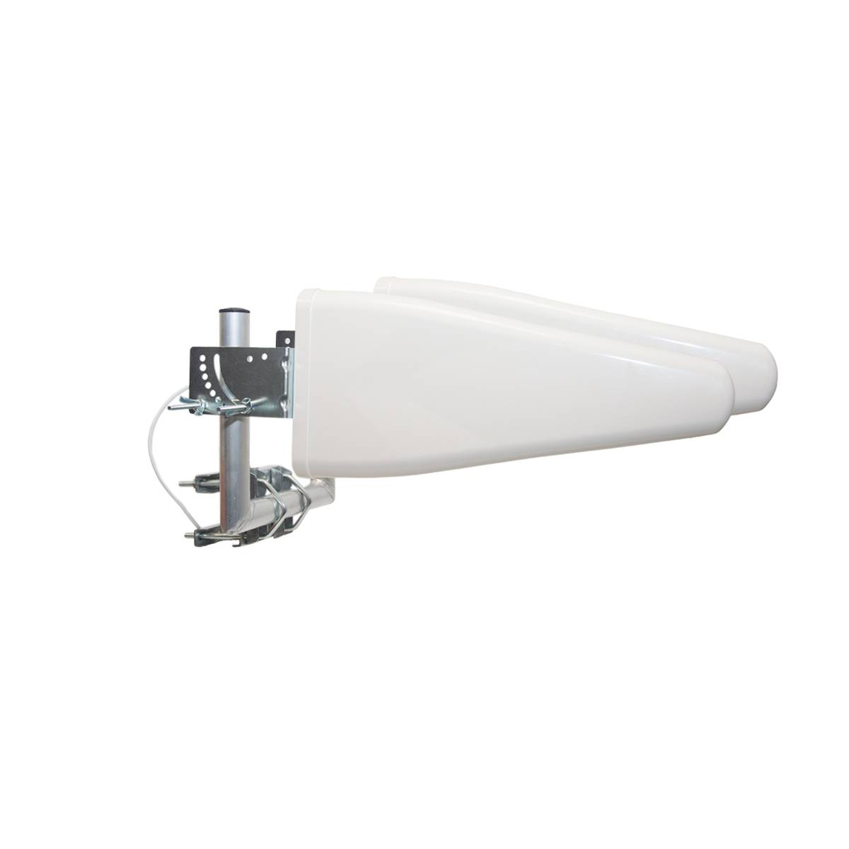 PremiumX LTE-Antenne Outdoor 3G 4G - 800 - 1800 - 2600 MHz - LTE MiMo DUO-Richtantenne 10m Kabel - Hotspot Mobilfunk Vodafone Telekom Modem Router