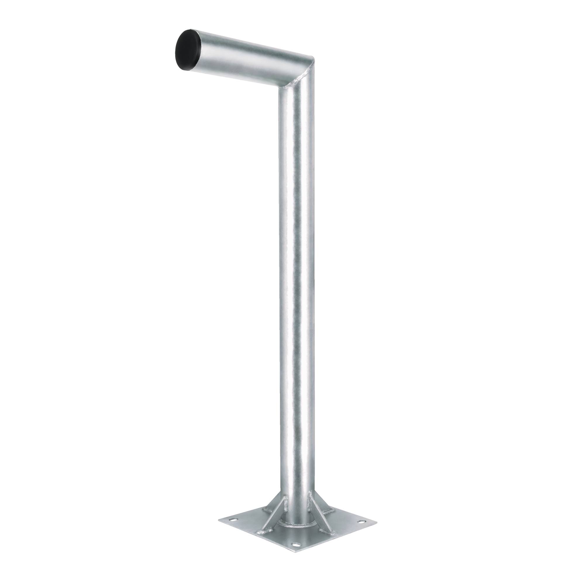 PremiumX 80cm Wandhalter mit Verstrebung Stahl verzinkt Ø 60mm Winkel Wand-Halterung für Satelliten-Schüssel SAT Antenne