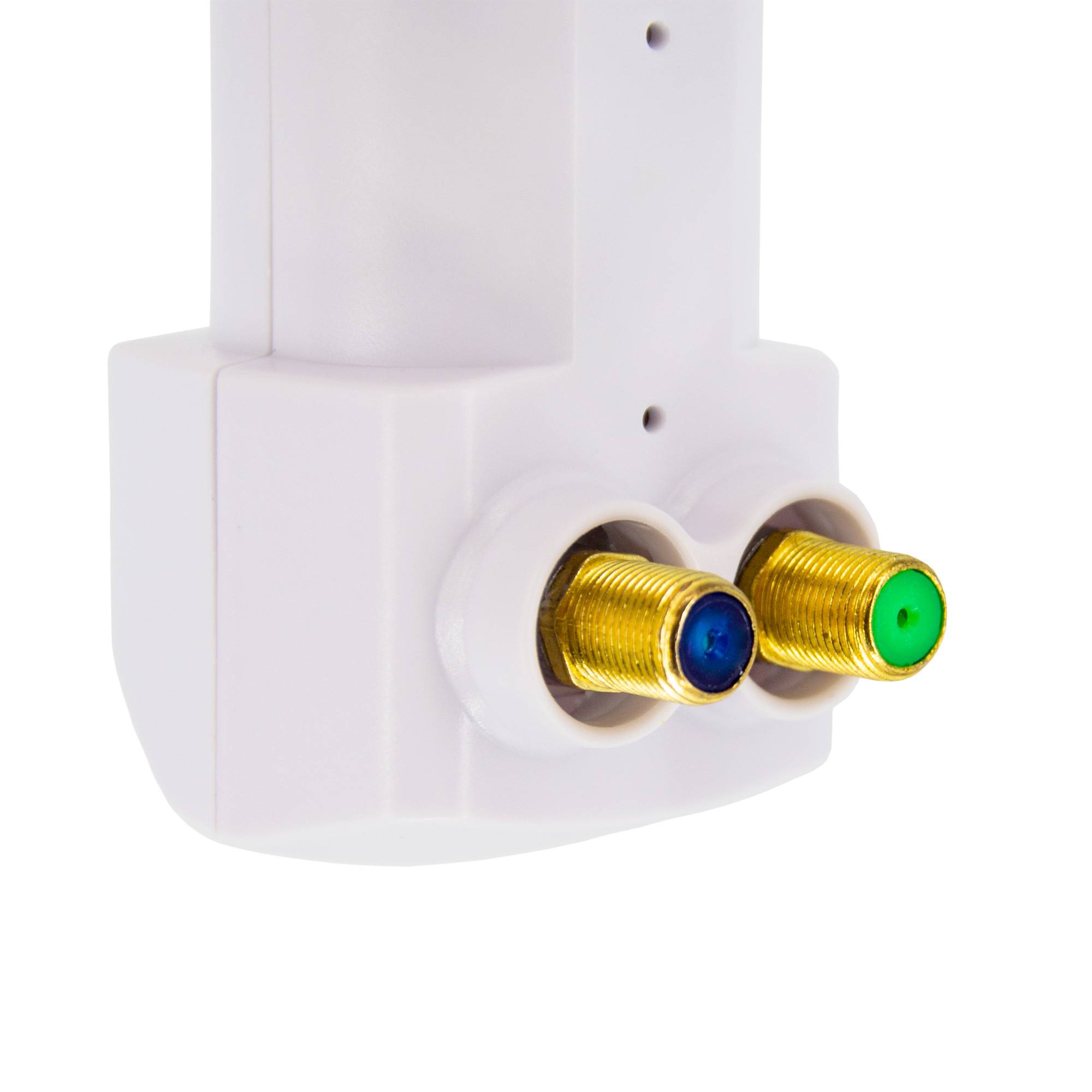 PremiumX Twin LNB PXV-T Satelliten Empfangskopf Sat 0,1 DB für 2 Teilnehmer HDTV FULLHD 3D 4K High Quality