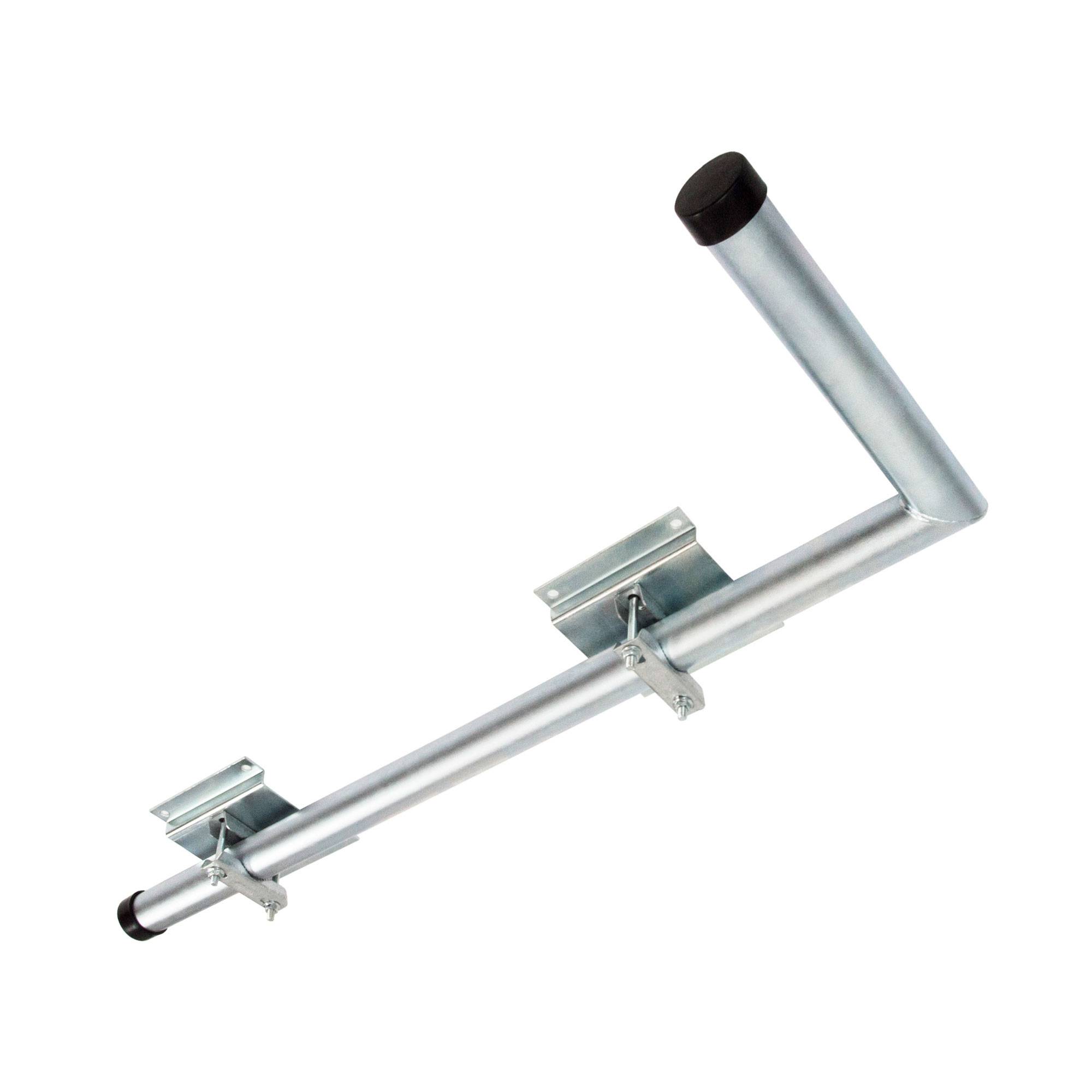 PremiumX 100cm Wandausleger SAT Wand-Halterung Stahl verzinkt Rohr Satellitenschüssel Mast Satellitenantenne Wandhalter