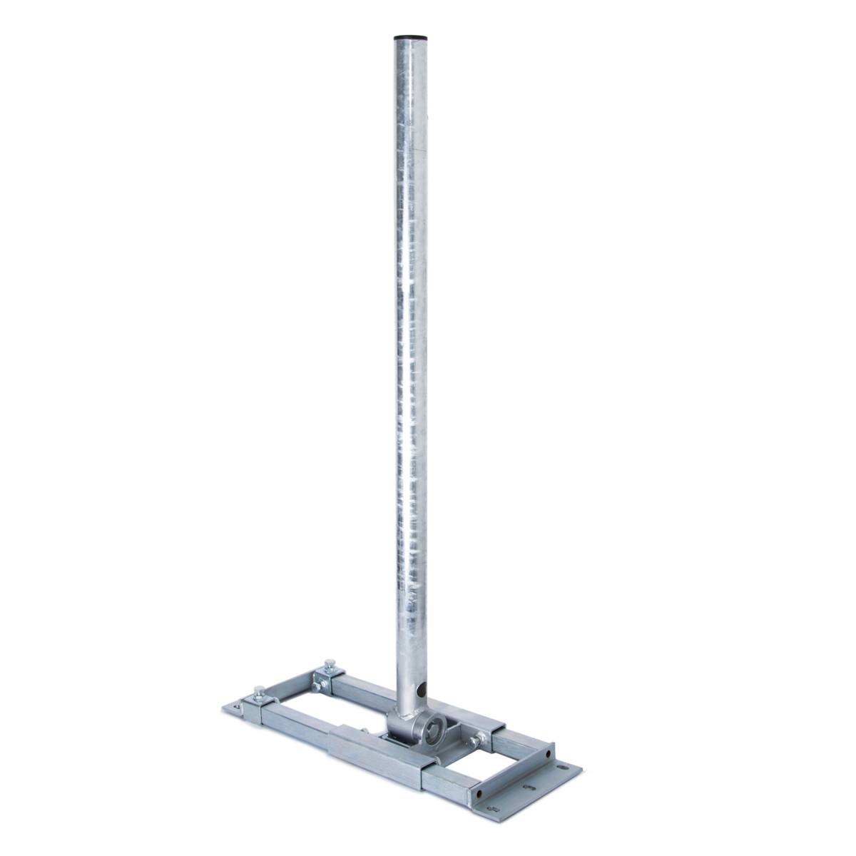 PremiumX DELUXE X130-48 Dachsparrenhalter 130cm Mast 48mm SAT-Antenne Sparren-Halter Dach-Halterung für Satelliten-Schüssel feuerverzinkt mit Kabeld
