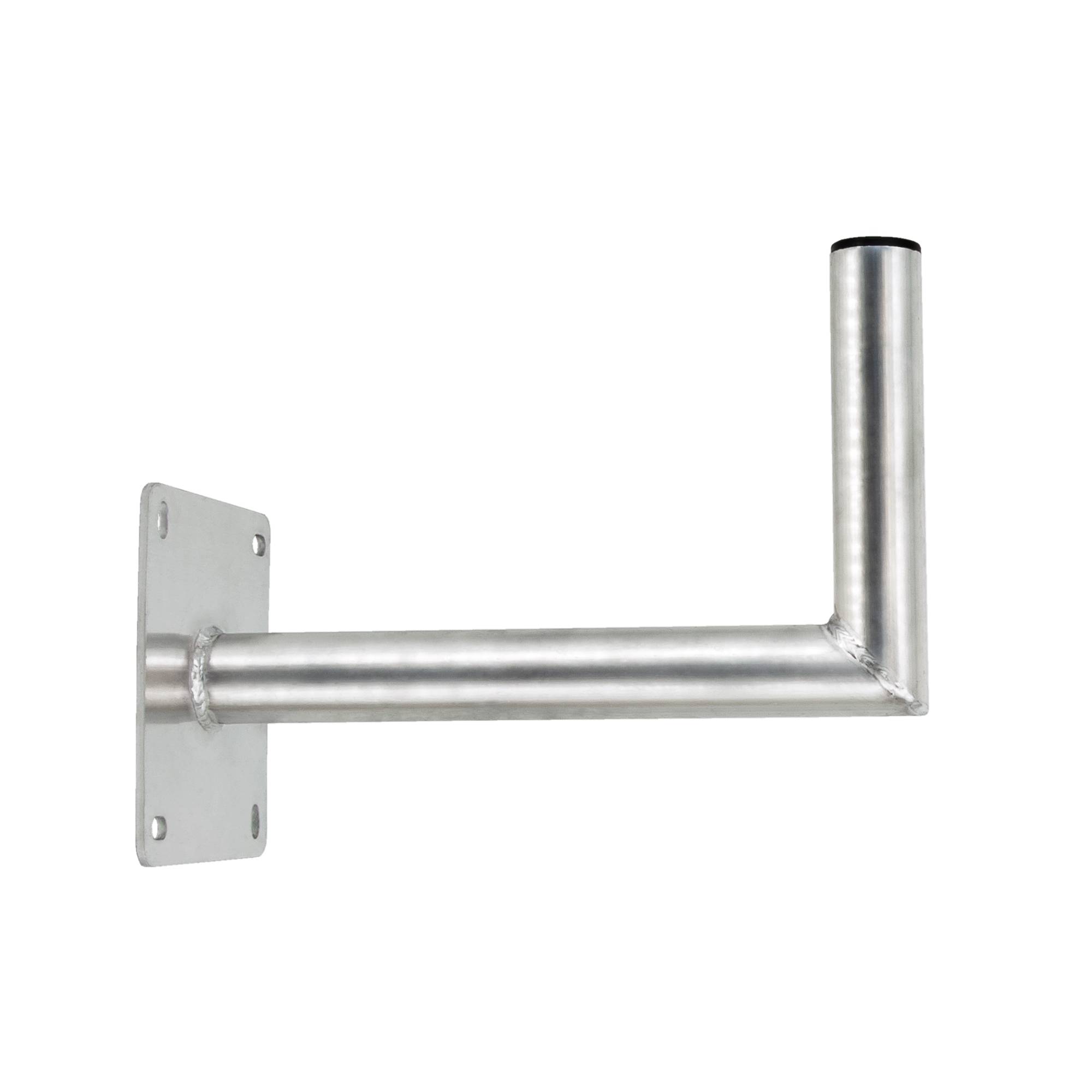 PremiumX 40cm Wandhalter Aluminium Große Wandplatte Winkel-Wand-Halterung für Satellitenschüssel Antenne 400mm