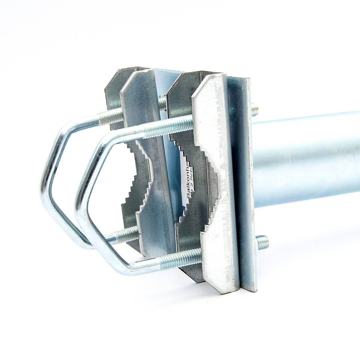 PremiumX Balkonausleger 40cm Stahl Geländerhalterung Balkonhalter SAT-Antenne Mast-Ausleger Halterung für Satellitenschüssel