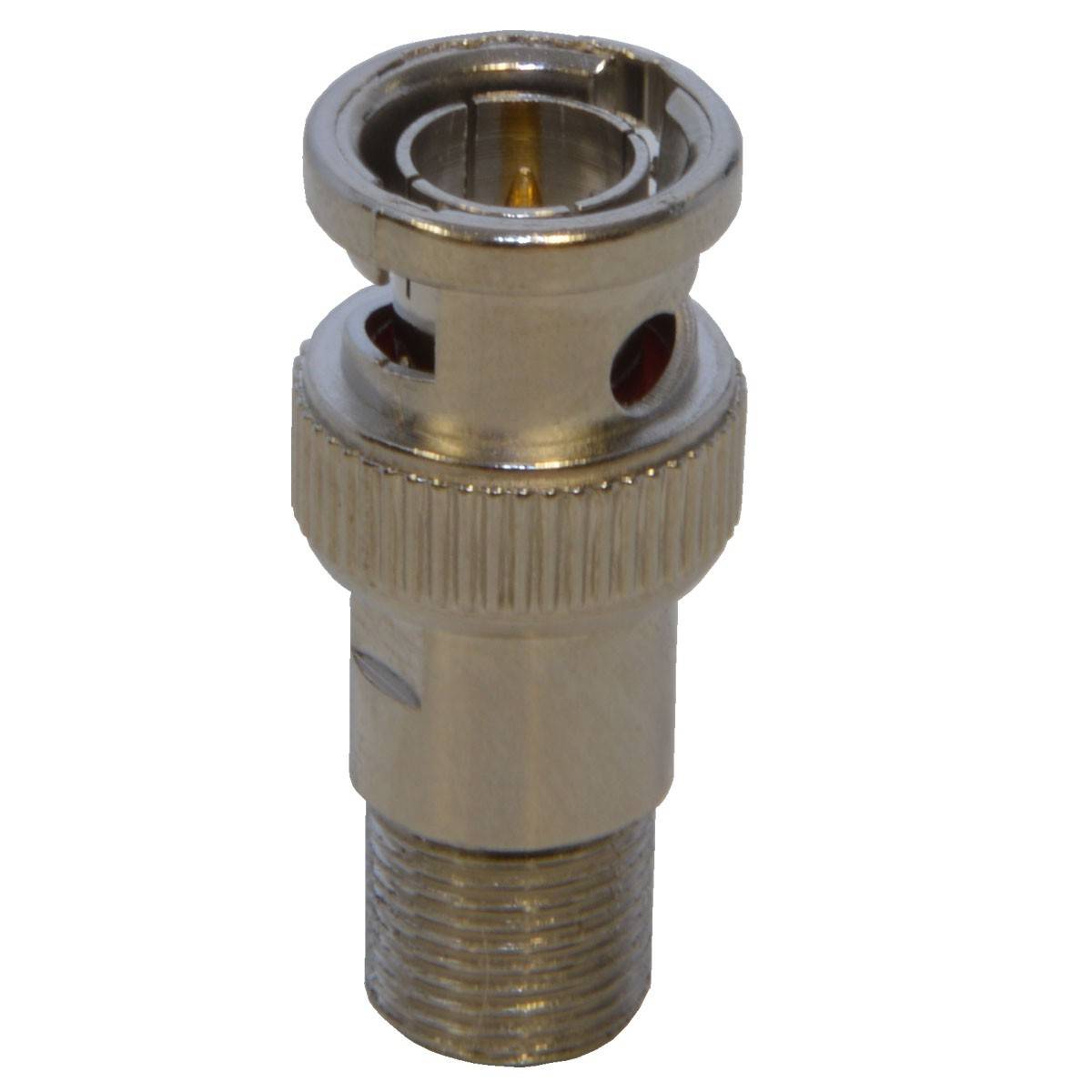 Premium X 10x BNC Stecker zu F-Buchse Adapter Koaxialadapter F zu BNC Anschluss RG6 RG59 für Kamera DVR