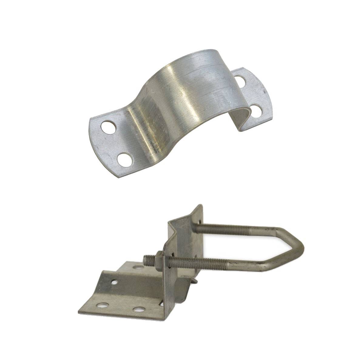 PremiumX Mastschelle Mastfuss Mastfußschelle Sat Antennen Mast Befestigung Montage Set