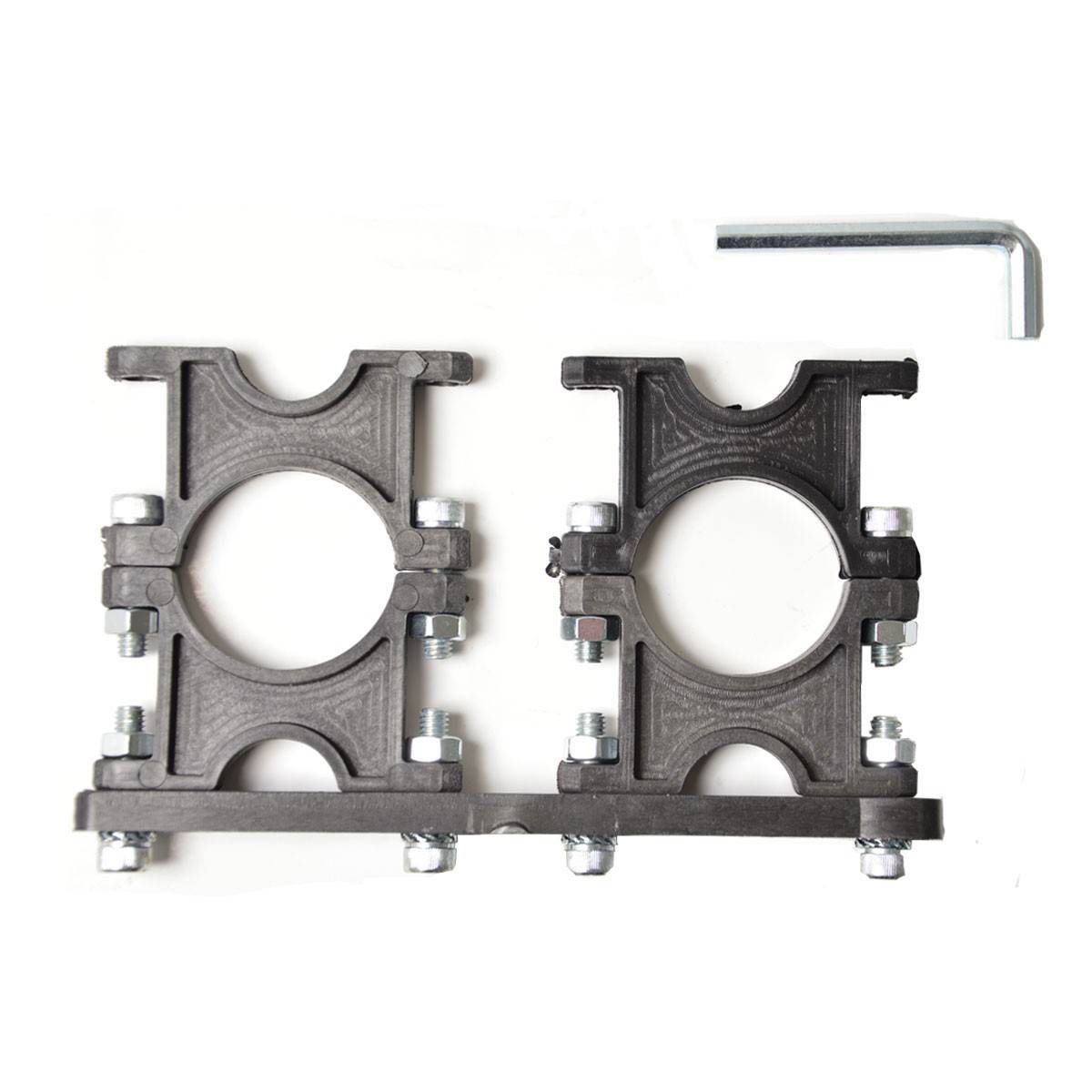 SkyRevolt Multifeedhalter universal 2-Fach 40 mm SAT Multifeed LNB-Halter für jede Antenne geeignet