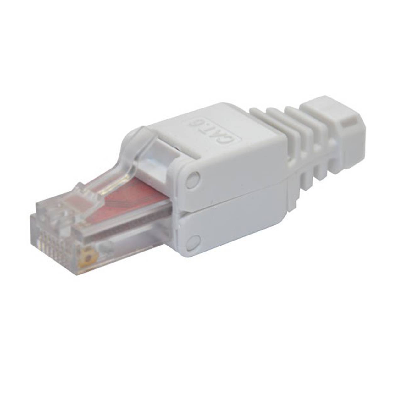 PremiumX 20x Netzwerkstecker CAT6 RJ45 Adapter Kupplung für CAT5 und CAT6 Verlegekabel Patchkabel AWG 24 Innenleiter LAN Stecker LSA Werkzeugfrei