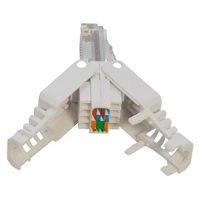 PremiumX 10x Netzwerkstecker CAT6 RJ45 Adapter Kupplung für CAT5 und CAT6 Verlegekabel Patchkabel AWG 24 Innenleiter LAN Stecker LSA Werkzeugfrei PremiumX 10x Netzwerkstecker CAT6 RJ45 Adapter Kupplung für CAT5 und CAT6 Verlegekabel Patchkabel AWG 24 Innenleiter LAN Stecker LSA Werkzeugfrei