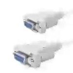 PremiumX Nullmodem Kabel 9-polig 2m - Null Modem Kabel RS232 für Receiver Software-Update und Datentransfer zwischen PC - D-Sub 9 Buchse zu Buchse PremiumX Nullmodem Kabel 9-polig 2m - Null Modem Kabel RS232 für Receiver Software-Update und Datentransfer zwischen PC - D-Sub 9 Buchse zu Buchse