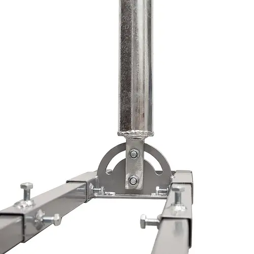 SkyRevolt SAT Dachsparrenhalter 1m Mast 60mm Stahl feuerverzinkt Sparren-Halterung für Satelliten-Antenne Satellitenschüssel mit ALU Dachabdeckung SkyRevolt SAT Dachsparrenhalter 1m Mast 60mm Stahl feuerverzinkt Sparren-Halterung für Satelliten-Antenne Satellitenschüssel mit ALU Dachabdeckung