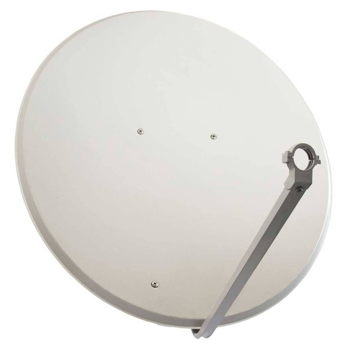 SkyRevolt SRS100 Satellitenschüssel 100cm Stahl Hellgrau Satellitenantenne SAT Offset Spiegel 4K