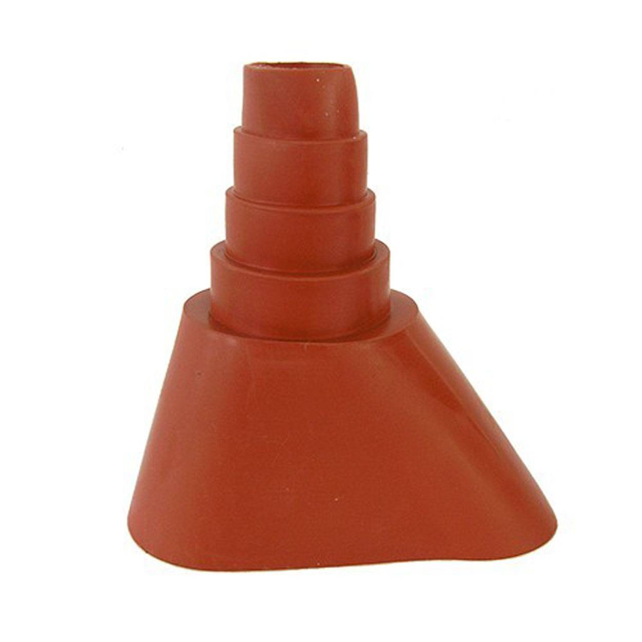 PremiumX Gummimanschette Universal für Dachabdeckungen SAT Mast Manschette Mastmanschette Mastabdichtung Abdichtung Gummitülle Rot