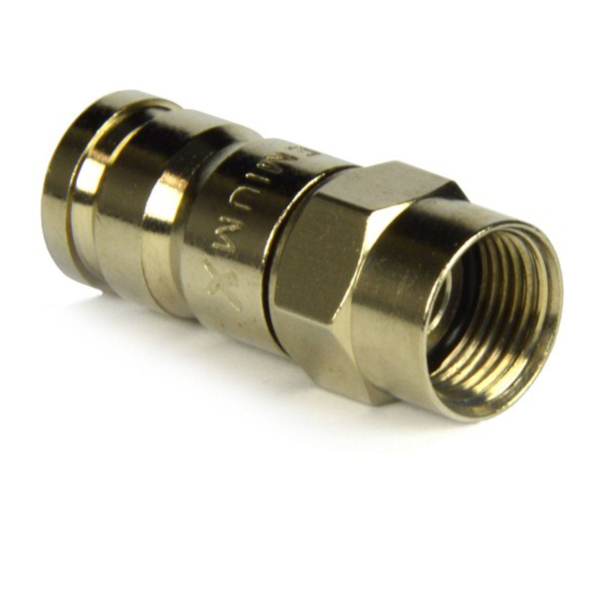 PremiumX 5m Sat Antennenkabel Digital Innenleiter REINES KUPFER mit F Kompressionsstecker XCon S6 | PREMIUM HDTV Kabel | Koaxialkabel | F-Stecker