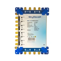 SkyRevolt SVC 17/8 Multiswitch externes Netzteil Multischalter 4 SAT für 8 Anschlüsse Satverteiler Aufdrehhilfe für F-Stecker SkyRevolt SVC 17/8 Multiswitch externes Netzteil Multischalter 4 SAT für 8 Anschlüsse Satverteiler Aufdrehhilfe für F-Stecker