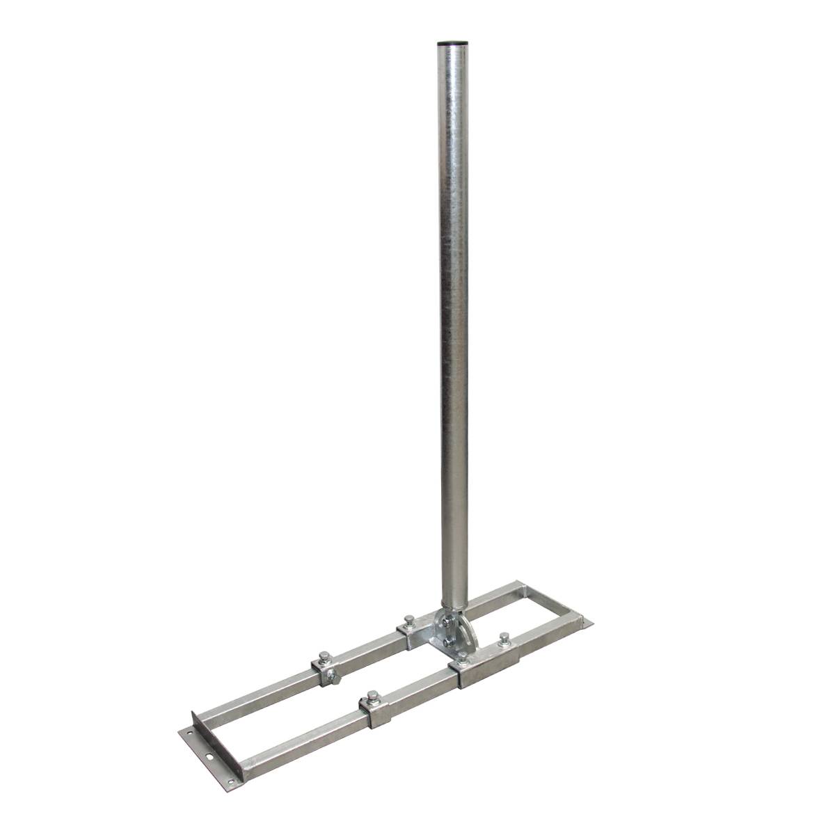 PremiumX PROFI X100-48F SAT Dachsparrenhalter 100cm Mast 48mm Stahl voll feuerverzinkt Sparren-Halterung für Satelliten-Antenne Satellitenschüssel