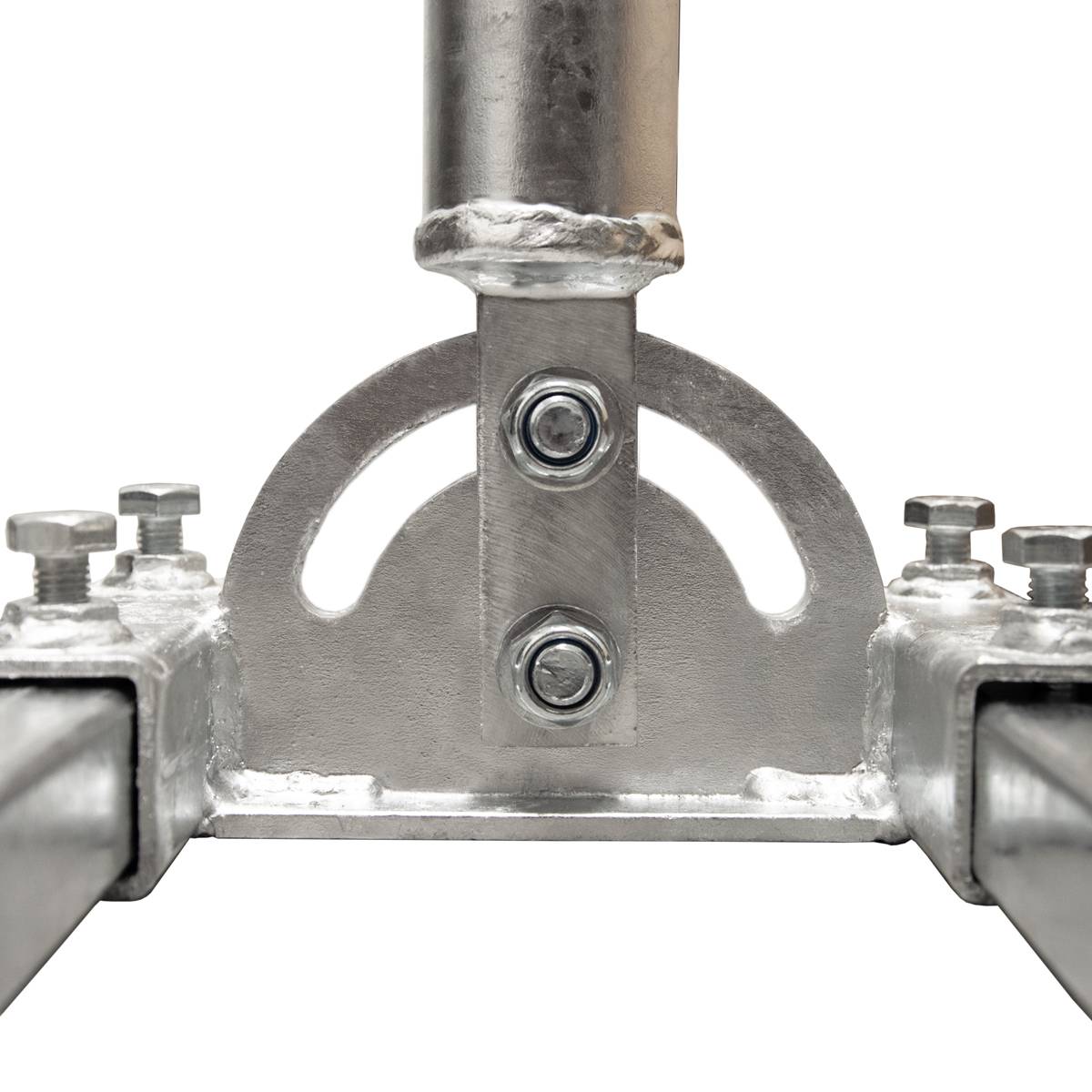 PremiumX PROFI X100-48F SAT Dachsparrenhalter 100cm Mast 48mm Stahl voll feuerverzinkt Sparren-Halterung für Satelliten-Antenne Satellitenschüssel