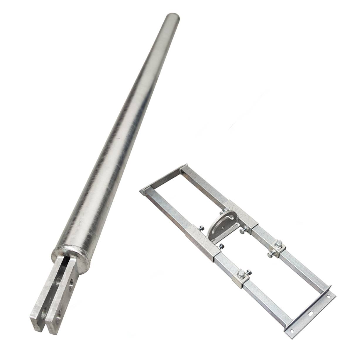 PremiumX PROFI X100-48F SAT Dachsparrenhalter 100cm Mast 48mm Stahl voll feuerverzinkt Sparren-Halterung für Satelliten-Antenne Satellitenschüssel