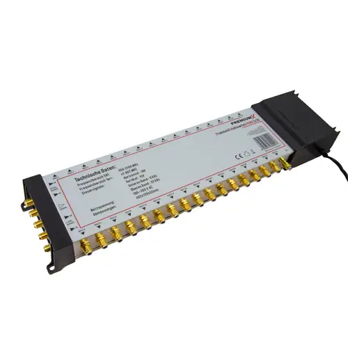 PremiumX PXMS 5/32 Multischalter mit Netzteil Multiswitch 1 SAT für 32 Teilnehmer Satverteiler Digital HDTV FullHD 4K UHD 8K PremiumX PXMS 5/32 Multischalter mit Netzteil Multiswitch 1 SAT für 32 Teilnehmer Satverteiler Digital HDTV FullHD 4K UHD 8K