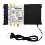 PremiumX PXMS 5/4 Multischalter mit Netzteil Multiswitch 1 SAT für 4 Teilnehmer Satverteiler Digital HDTV FullHD 4K UHD 8K PremiumX PXMS 5/4 Multischalter mit Netzteil Multiswitch 1 SAT für 4 Teilnehmer Satverteiler Digital HDTV FullHD 4K UHD 8K
