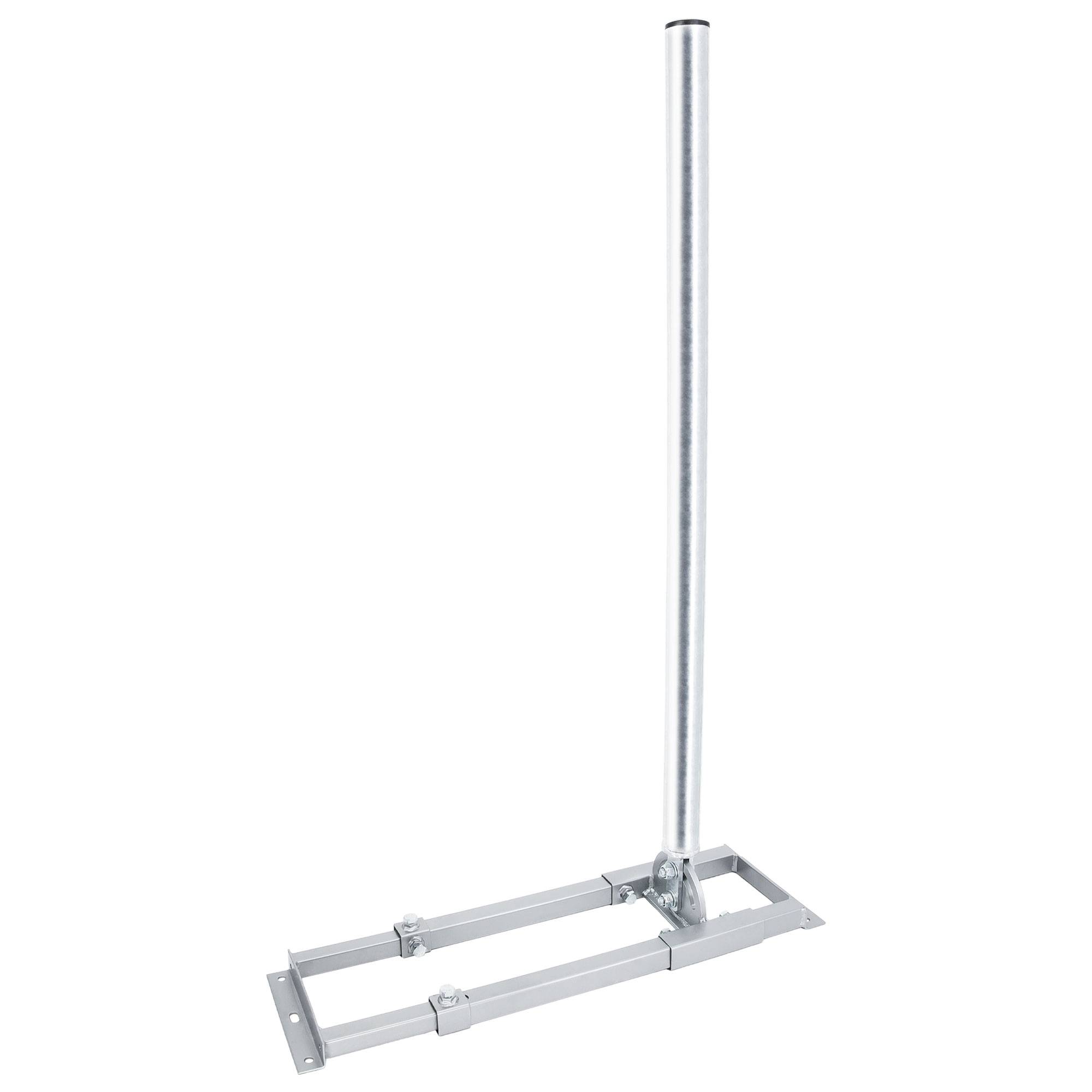 PremiumX PROFI X100-48 SAT Dachsparrenhalter 100cm Mast 48mm Stahl feuerverzinkt Sparren-Halterung für Satelliten-Antenne Satellitenschüssel